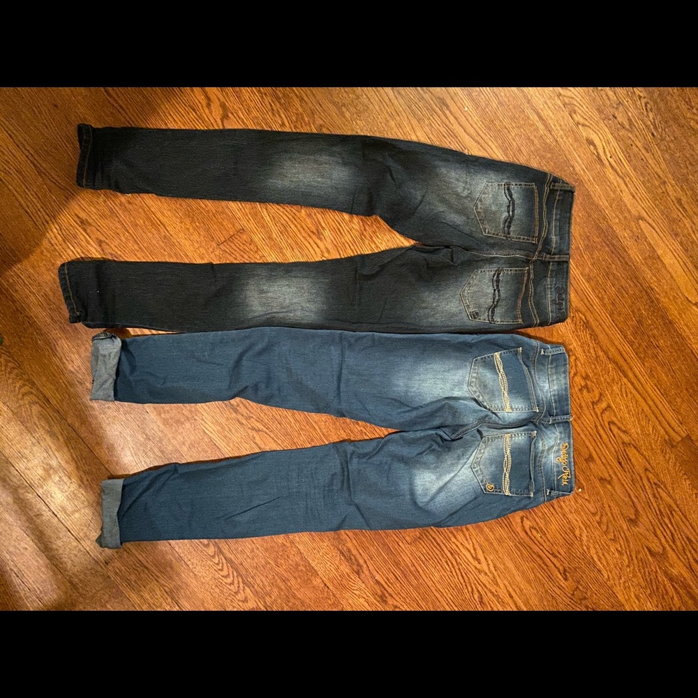 2 pairs Indigo Blue jeans
